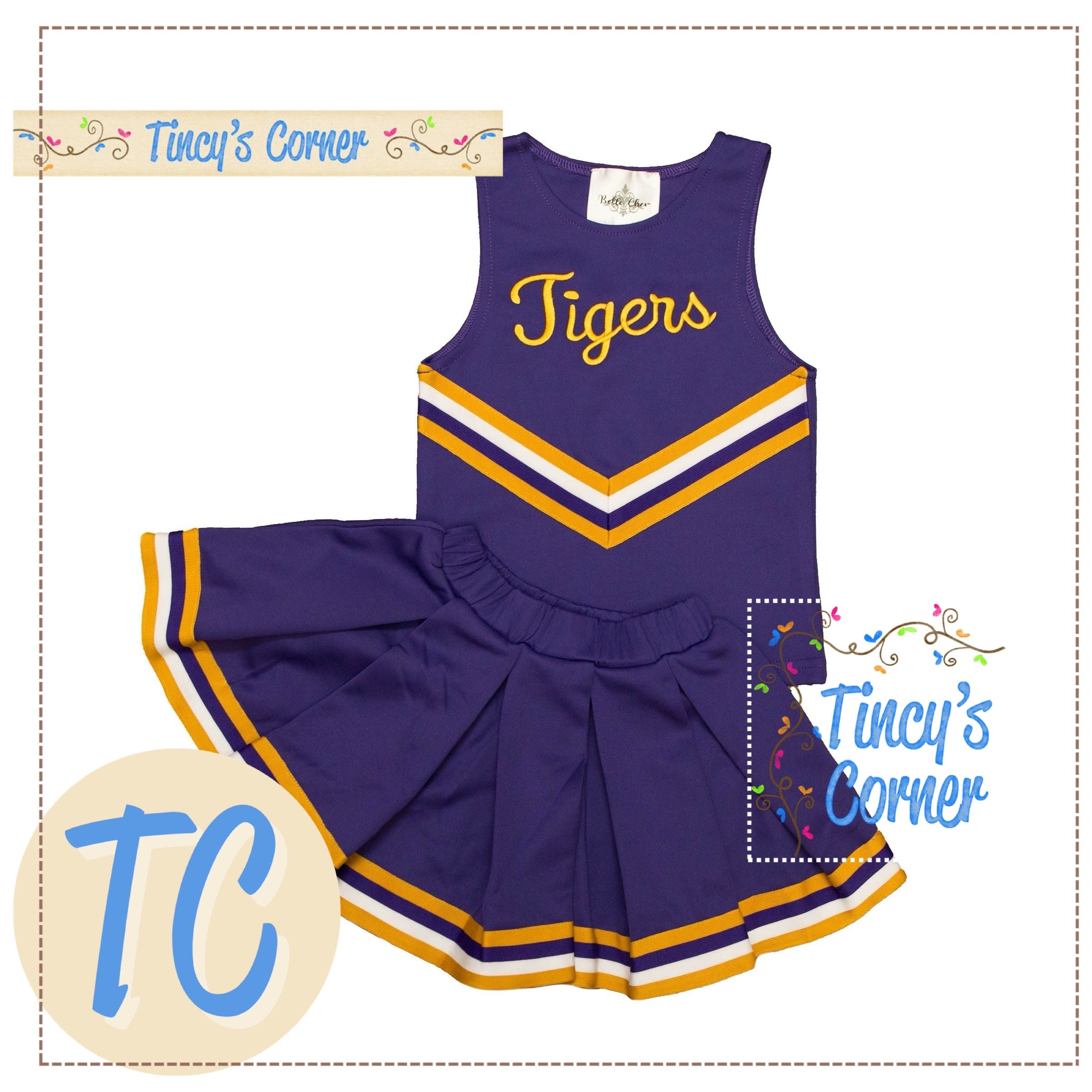 Tigers Cheer Uniform – Tincy's Corner