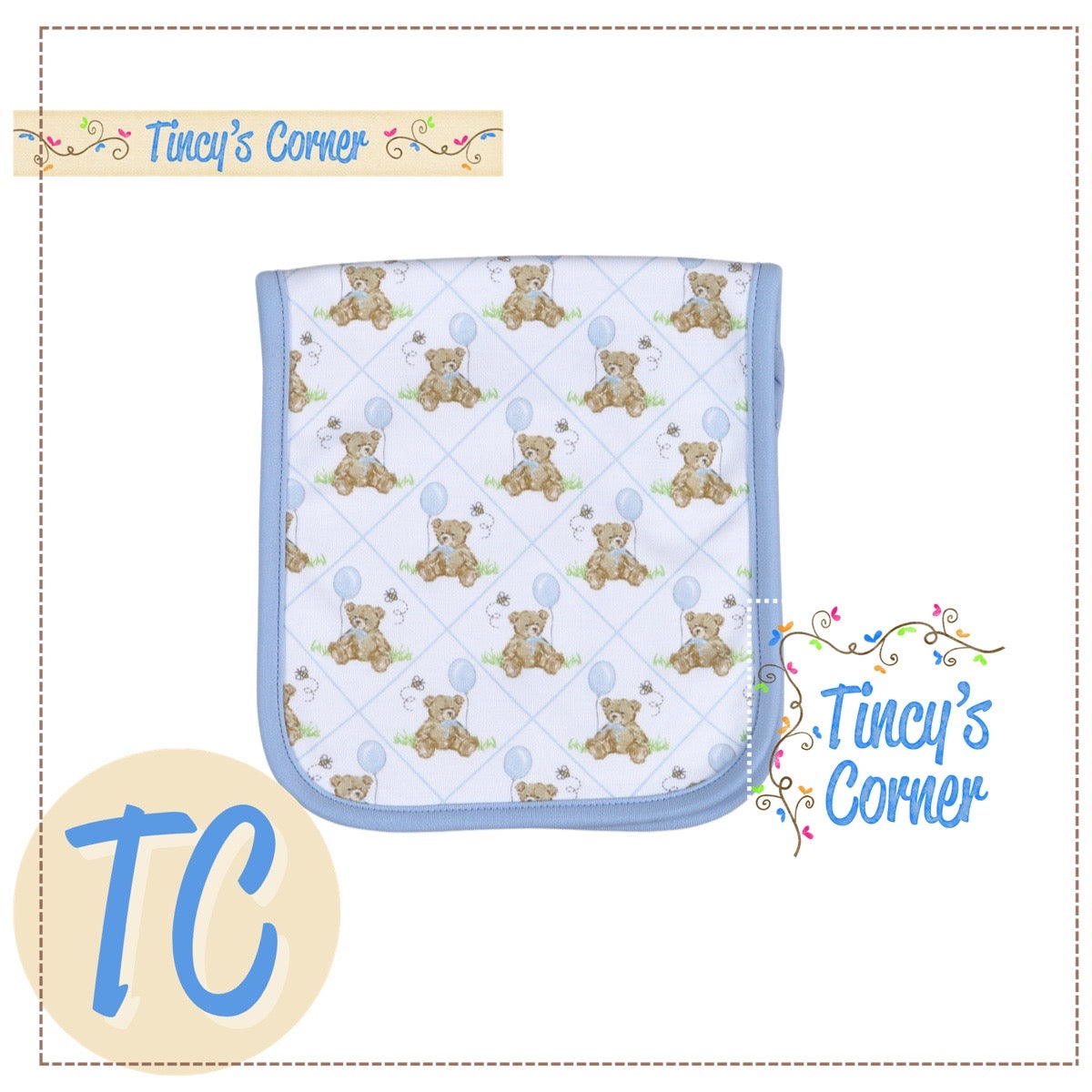 Teddy Bear Burpcloth