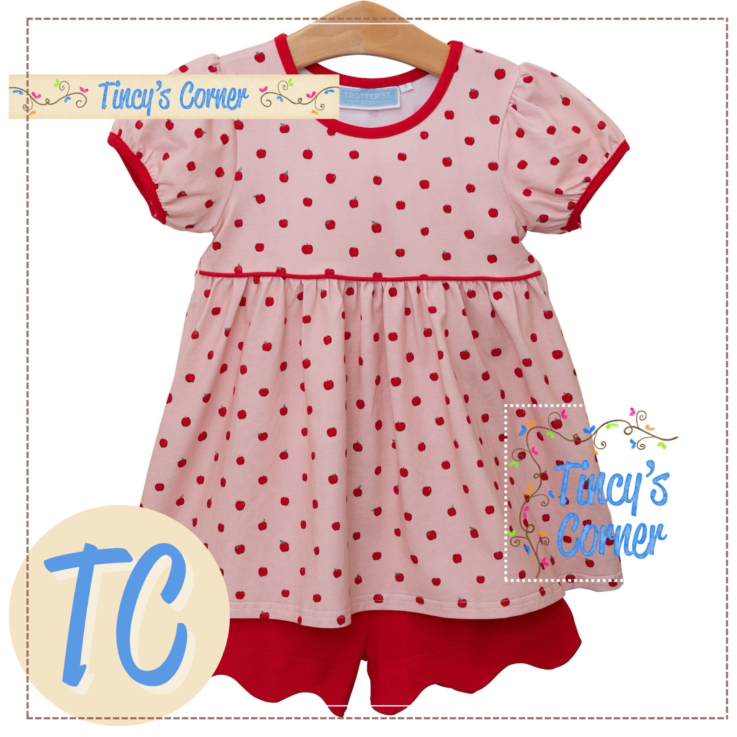 Apple Print Short Set