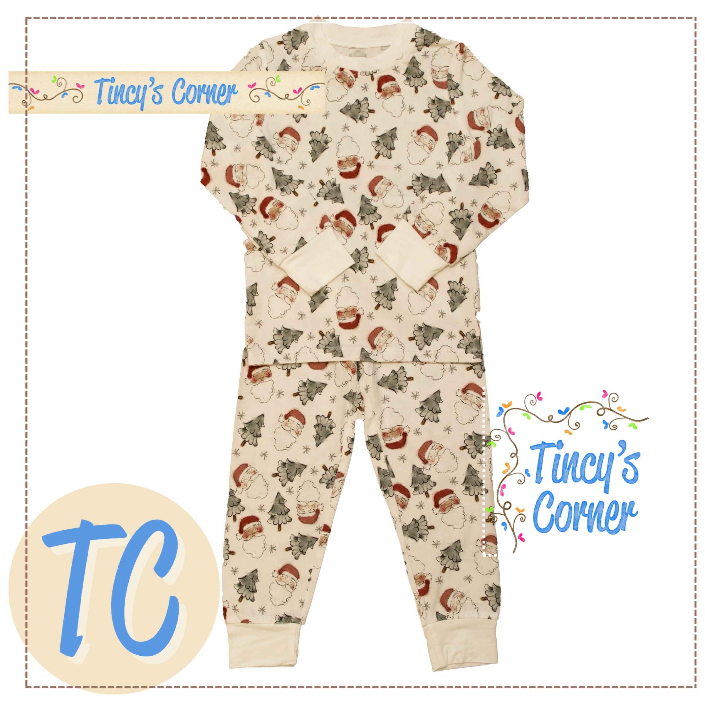 Santa Bamboo PJs