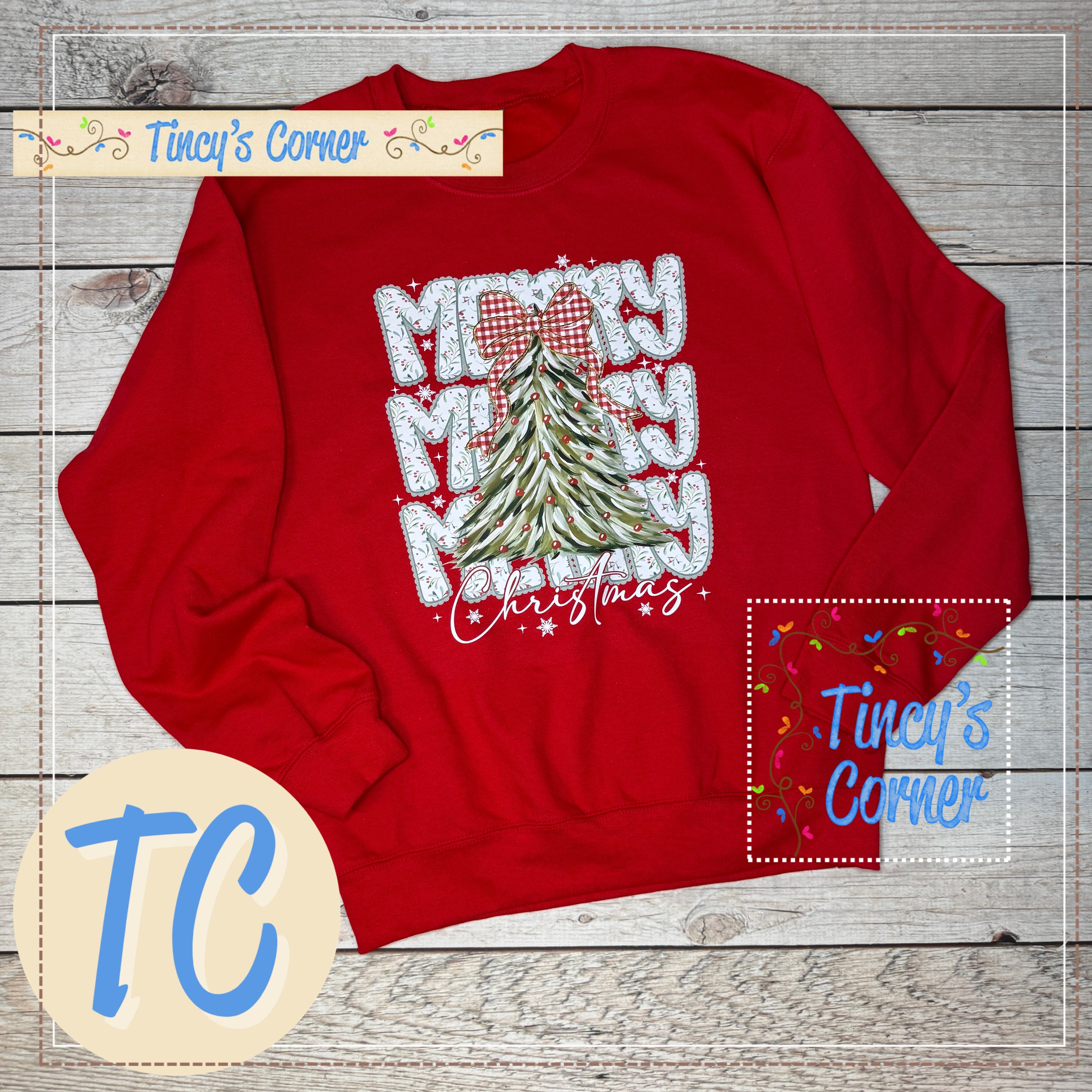 Merry 3 Christmas Sweatshirt