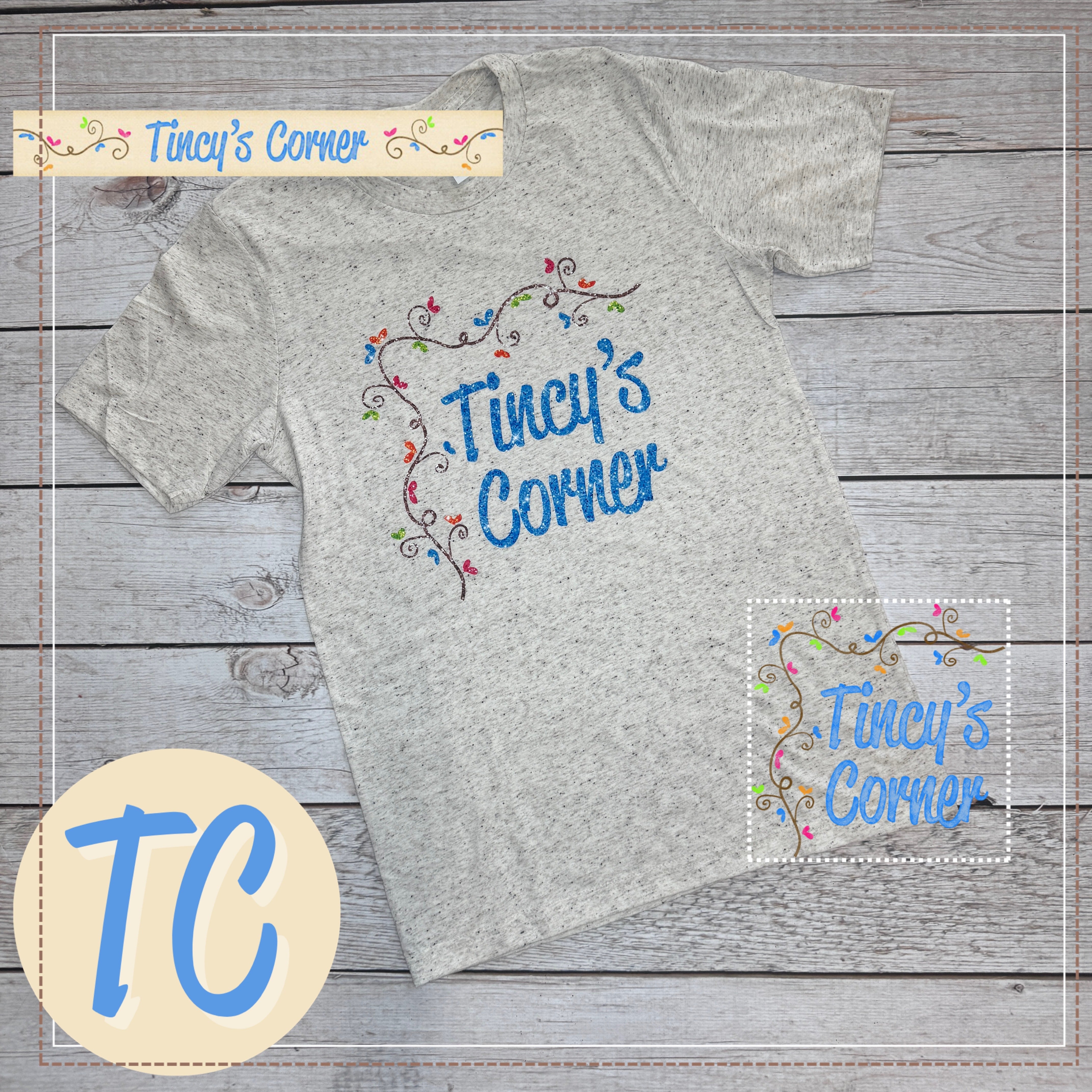 TC Faux Sequin/Glitter T-Shirt