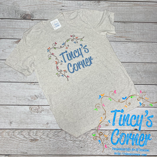 Tincy's Corner Faux Sequin/Glitter T-Shirt/Sweatshirt