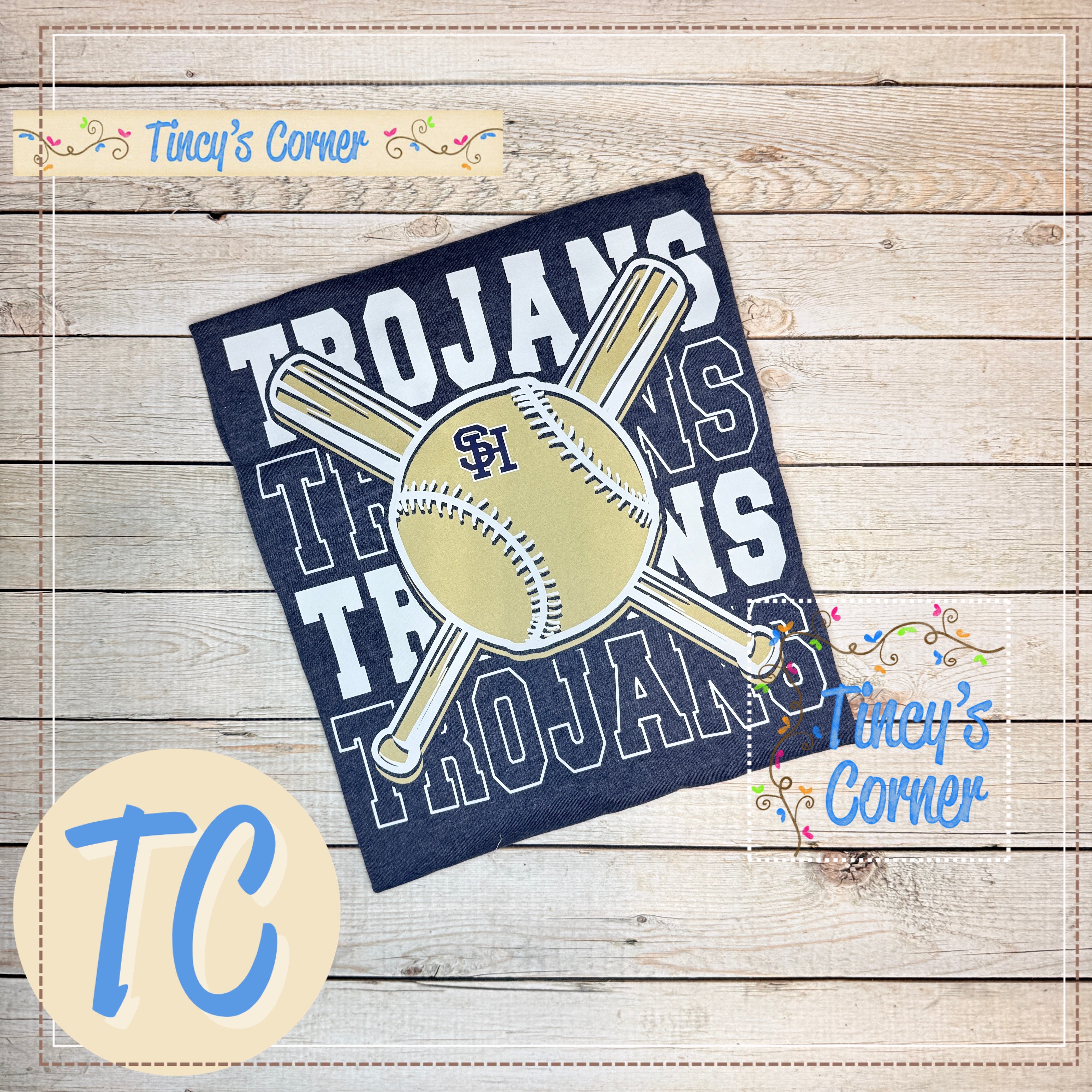 SH Trojans4 Ball Tee