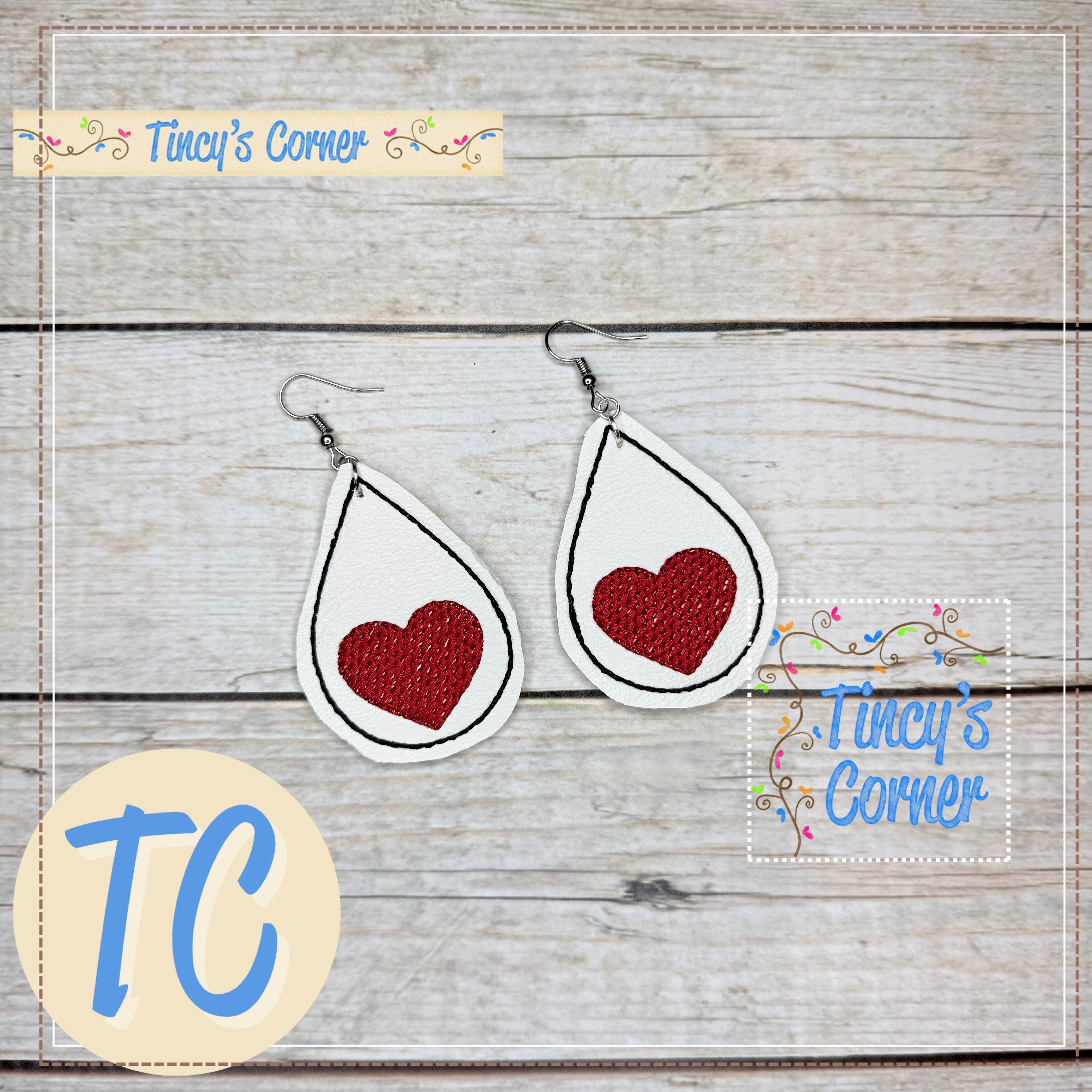 Heart Teardrop Earrings