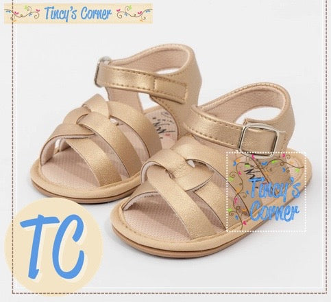 Strappy Cross Front Sandals