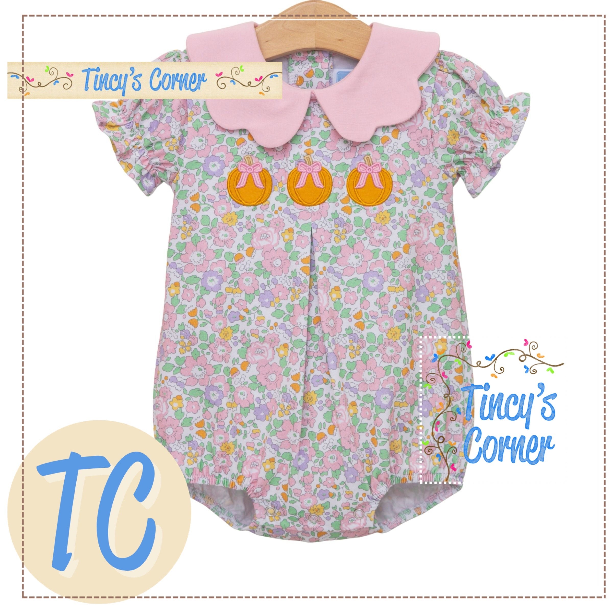 Pumpkin Floral Bubble