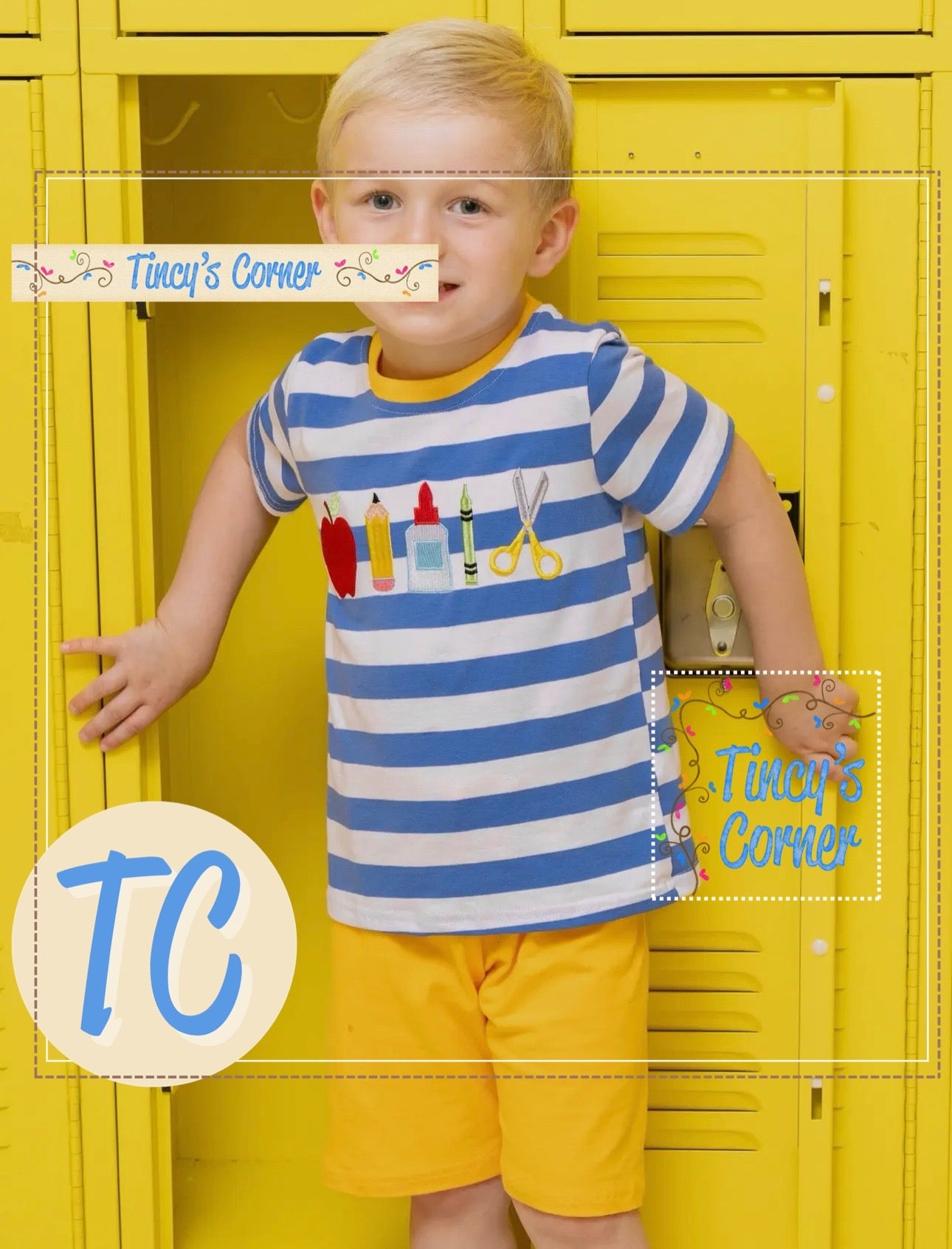 School Supplies Short Set