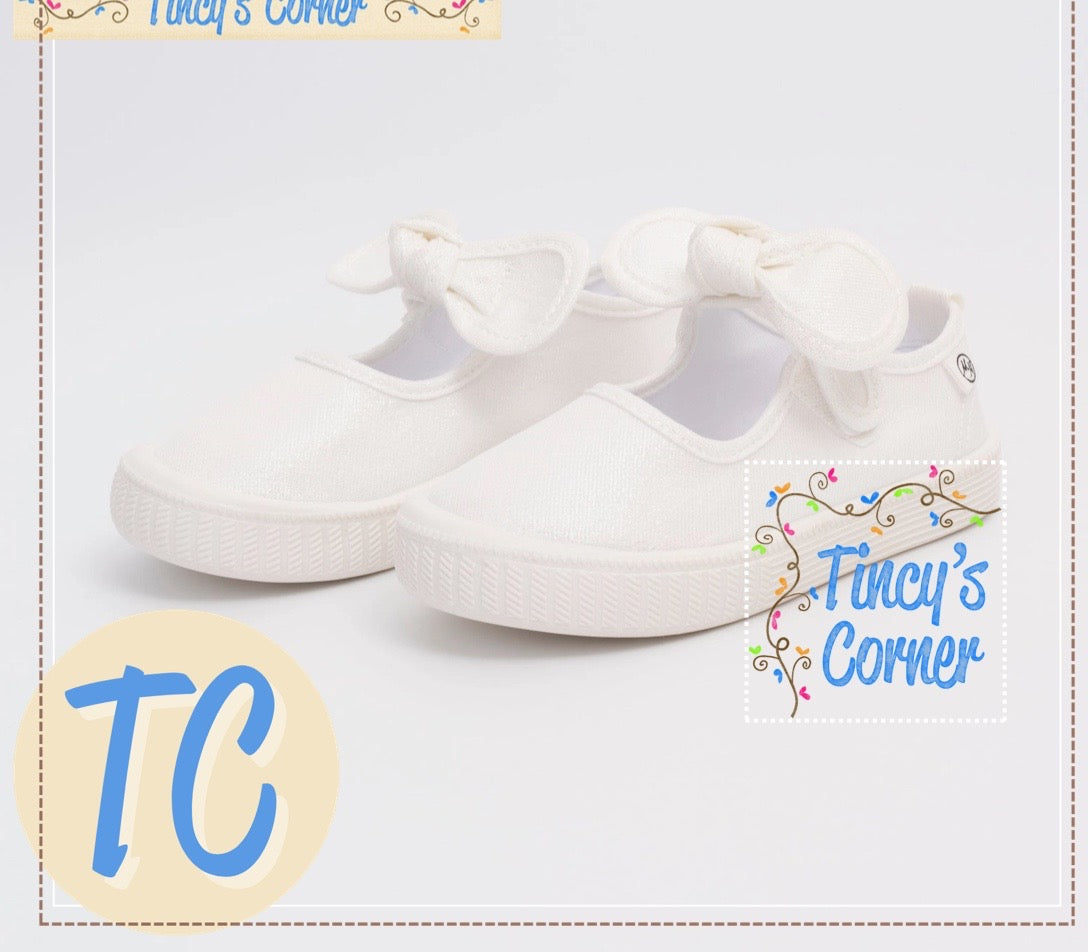 Sparkly Bow MJ Sneaker