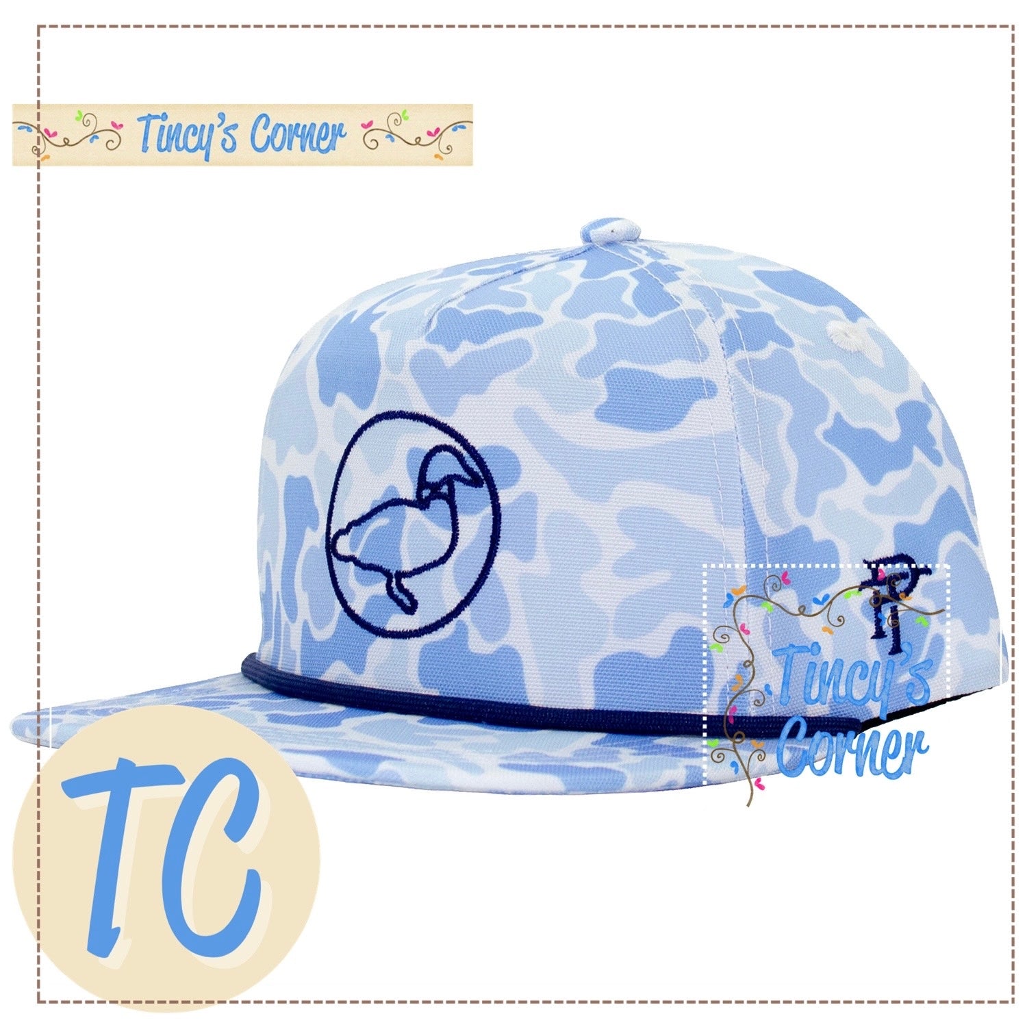 River Camo PT Youth Rope Hat