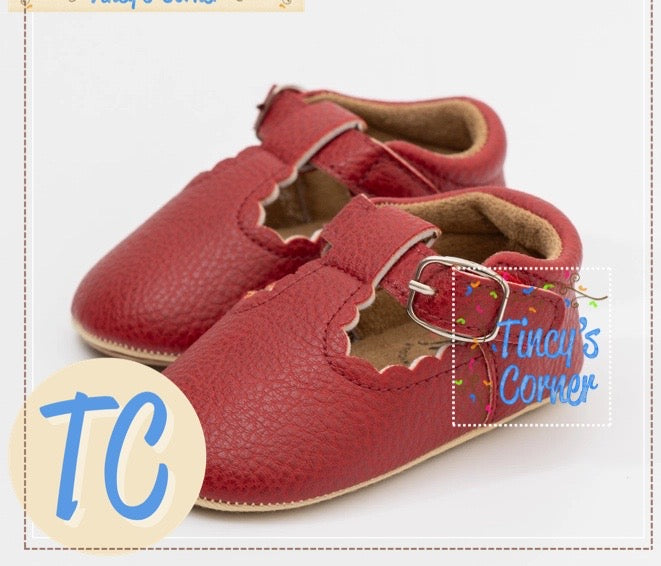 T-Strap Buckle Shoes