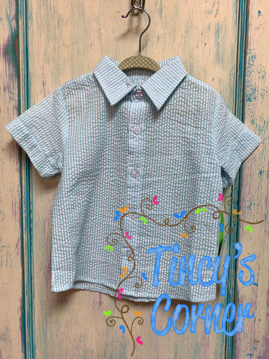 Seersucker Dress Shirt