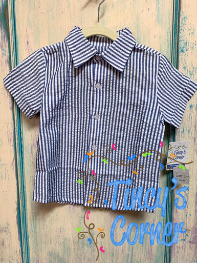 Seersucker Dress Shirt