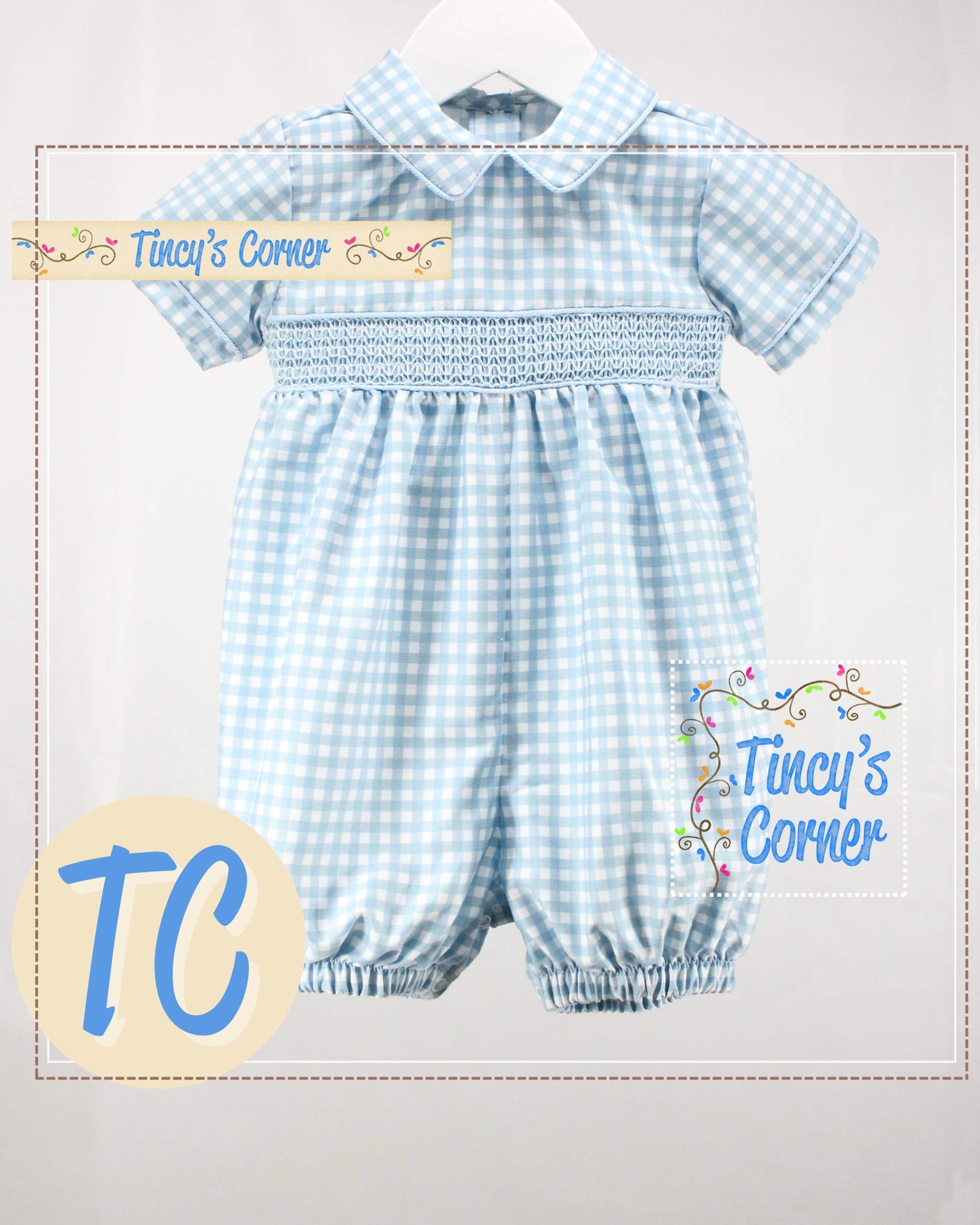 Gingham Classic Bubble