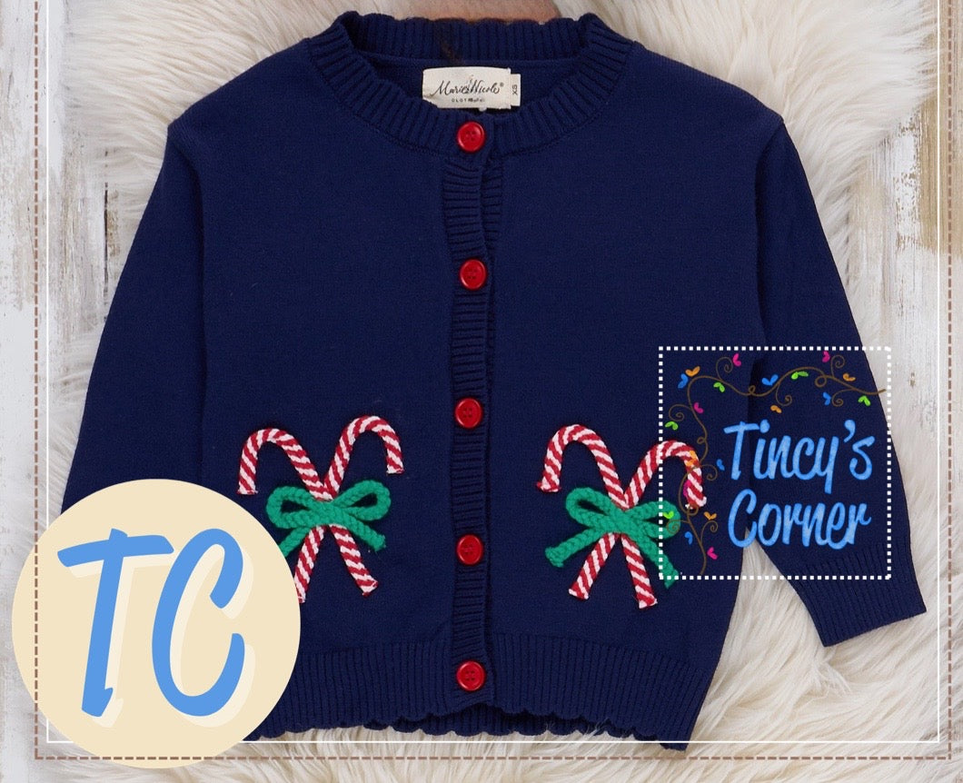 Candy Cane Munchers Cardigan