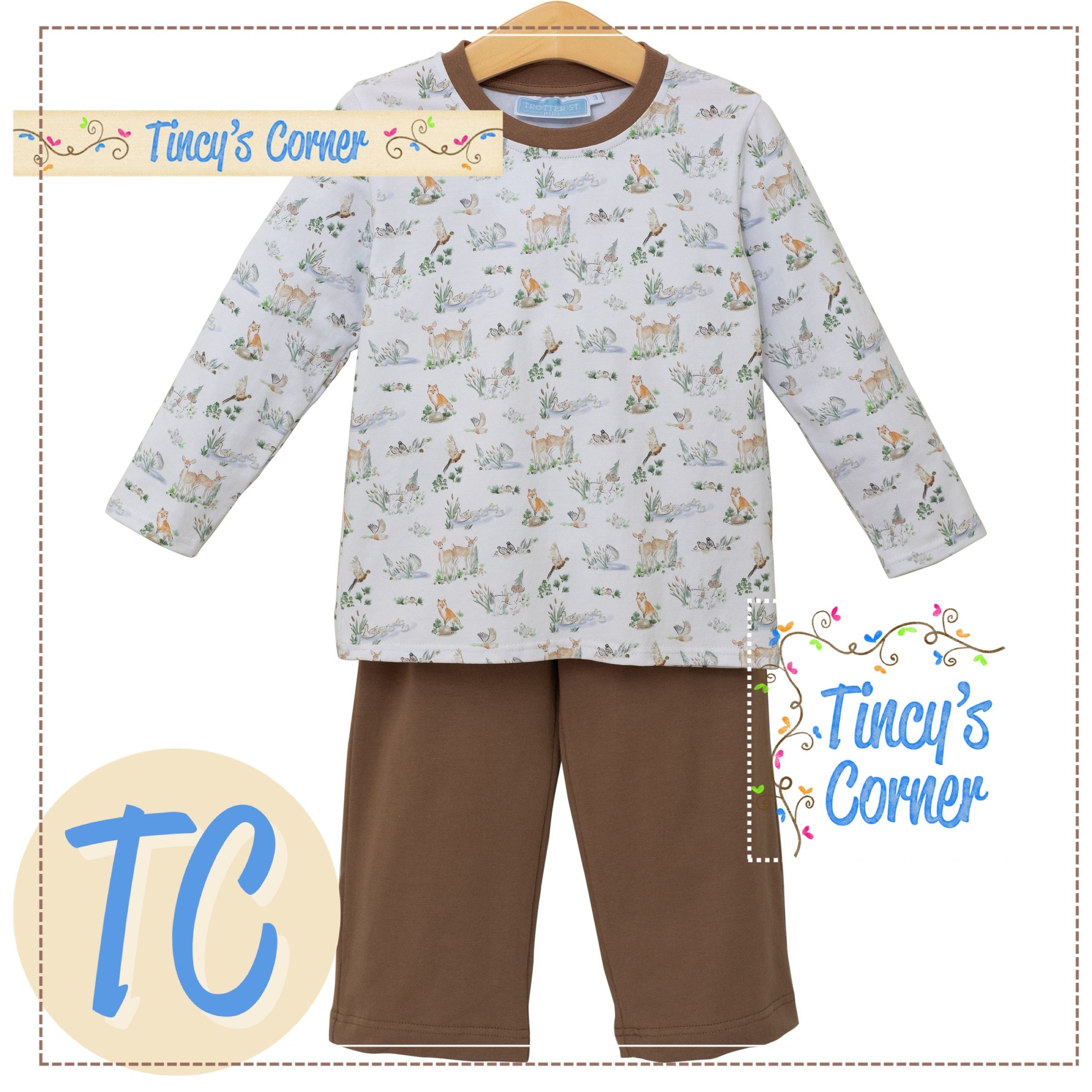 Woodland Friends Pants Set