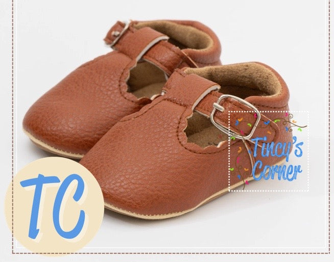 T-Strap Buckle Shoes