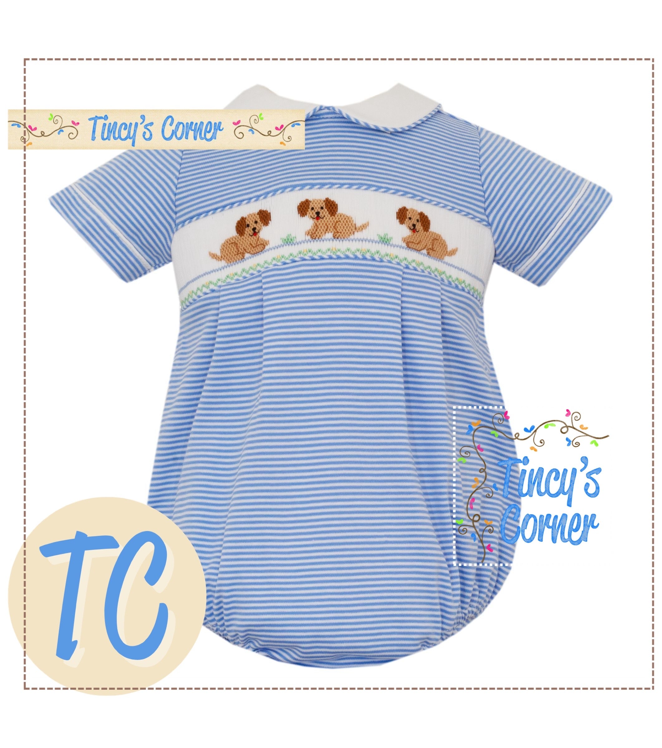 Garden Puppies Knit Bubble