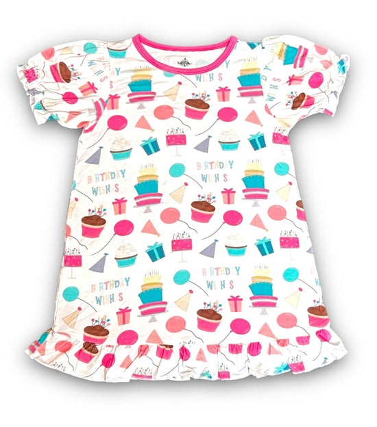 Girl Birthday Bamboo Play Dress/Gown