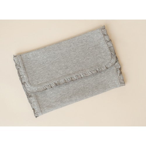 Infant Burp Cloth Ruffle