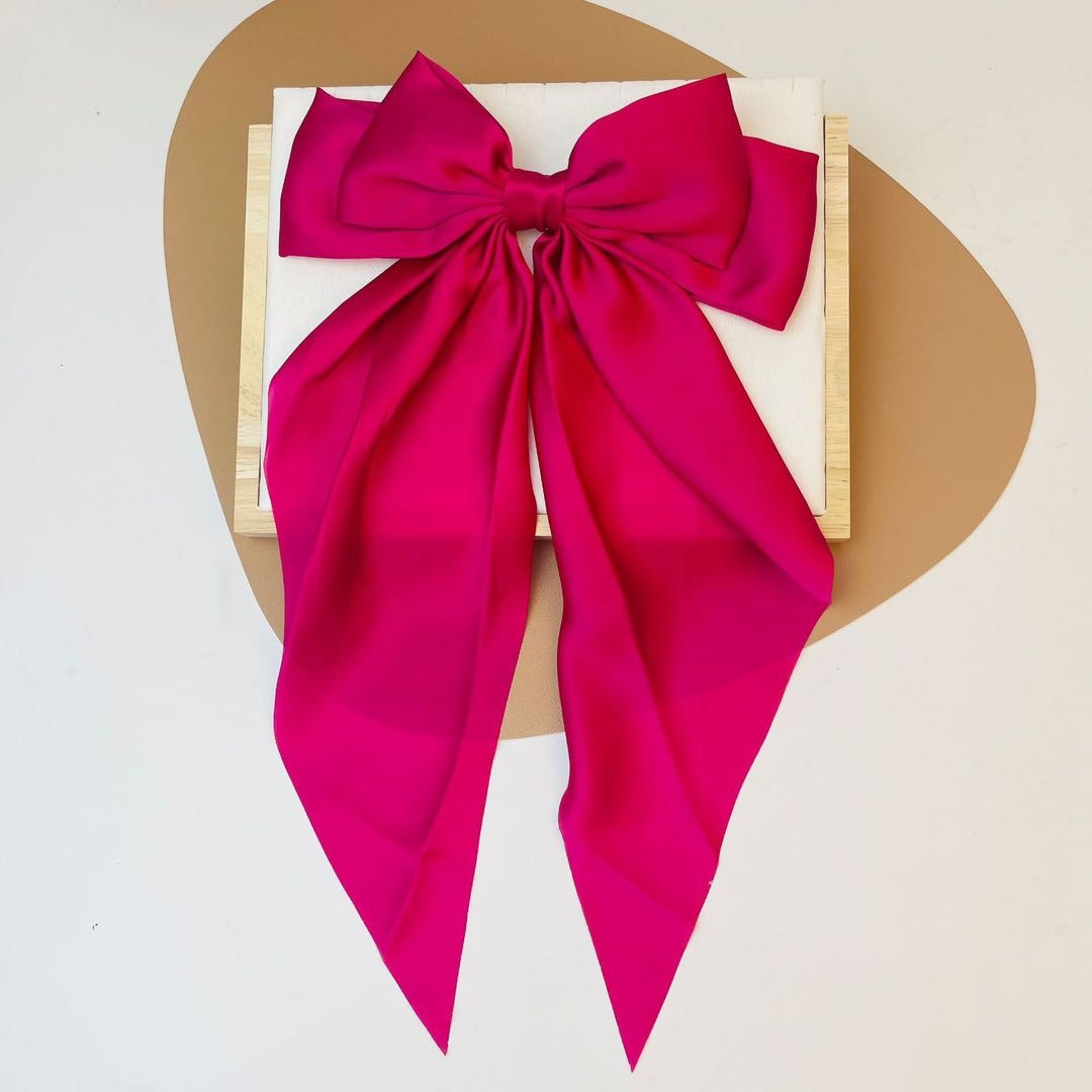 Oversized Satin Hairbow