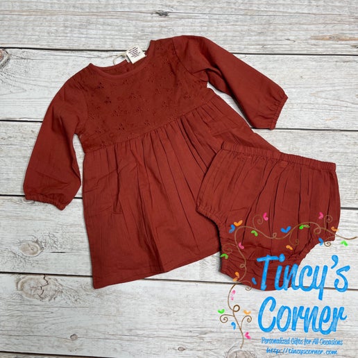 Infant Eyelet Dress with Bloomers