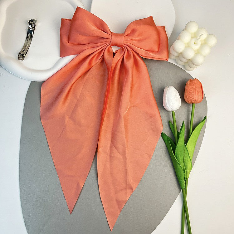 Oversized Satin Hairbow