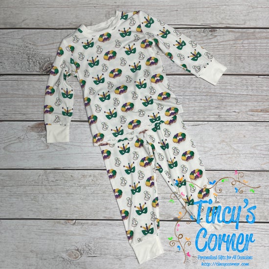Mardi Gras Kingcake Bamboo PJs