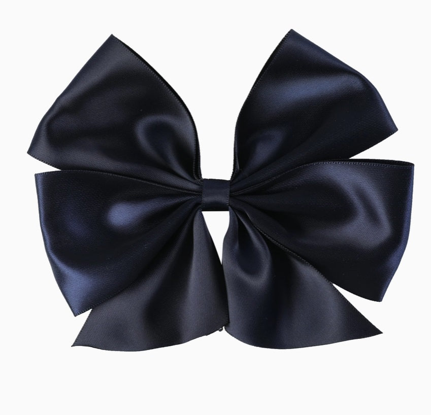 Satin Bow Hair Clip
