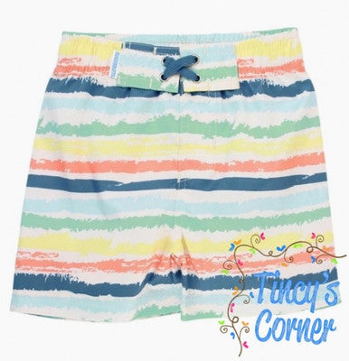 Oceanside Stripe Swim Trunks