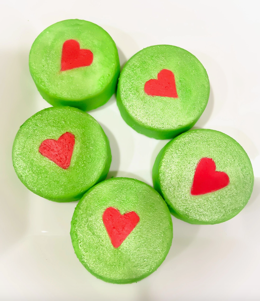 Holiday Grinchy Bath Bombs