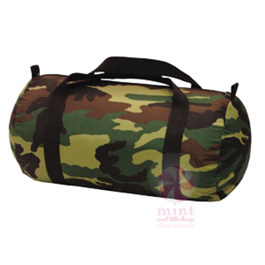 Seersucker Duffle Bag