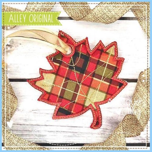 Fall Leaf Bag Tag