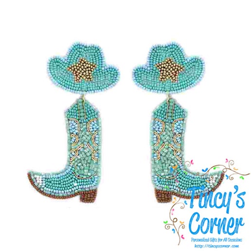 Rodeo Nights Beaded Earrings
