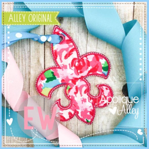 Fleur de lis Bag Tag