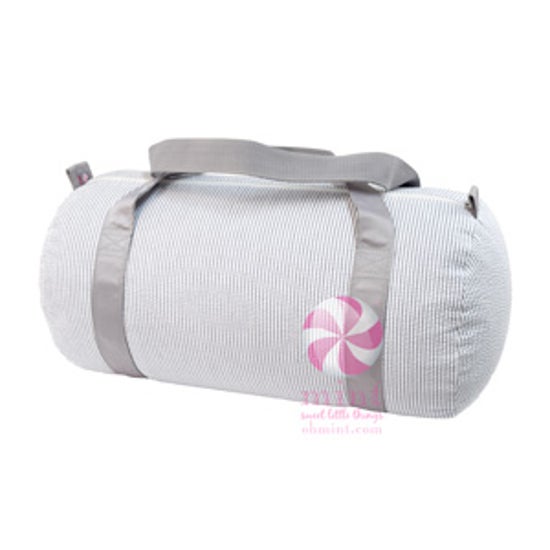 Seersucker Duffle Bag