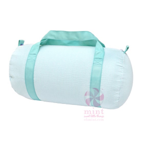 Seersucker Duffle Bag