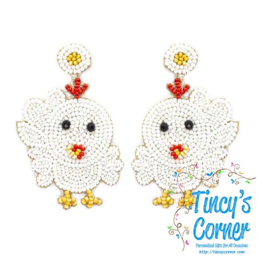 Hot Chicks Beaded Earrings