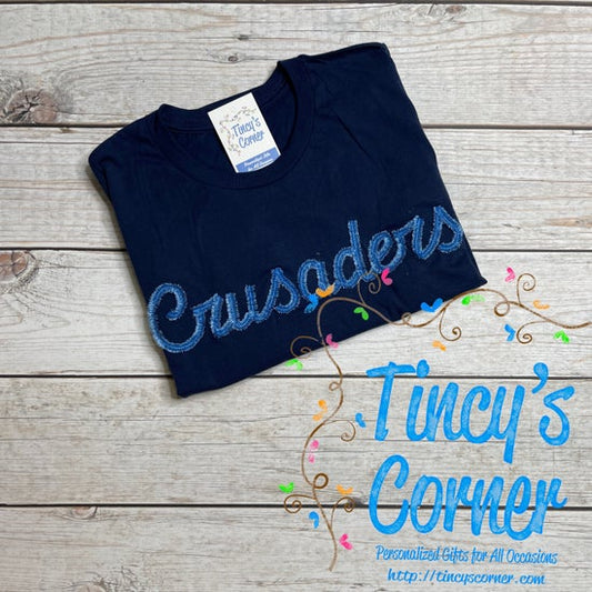Crusaders Fringe Embroidery T-Shirt