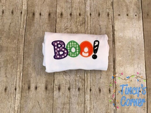 BOO! Applique T-Shirt