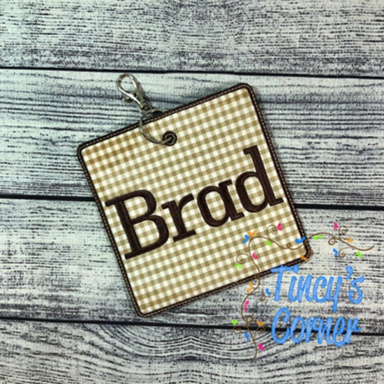 Square Bag Tag