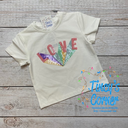 Love Kid Sequin Shirt