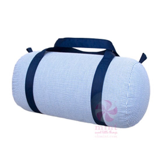 Seersucker Duffle Bag