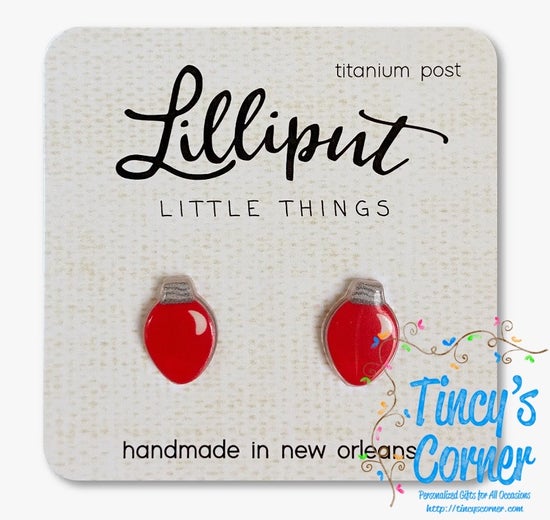 Christmas Bulb Earrings