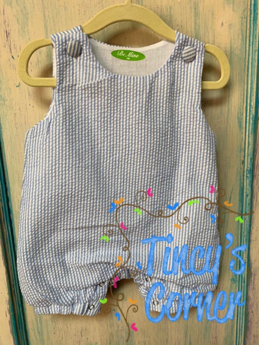 Light Blue Seersucker Bubble