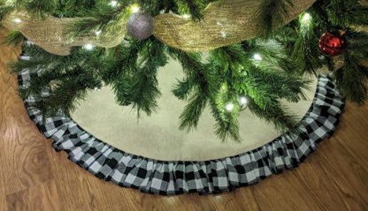 Christmas Tree Skirt Ruffle
