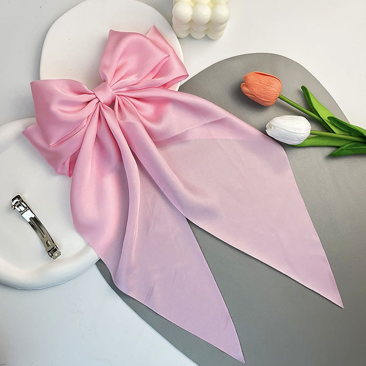 Oversized Satin Hairbow