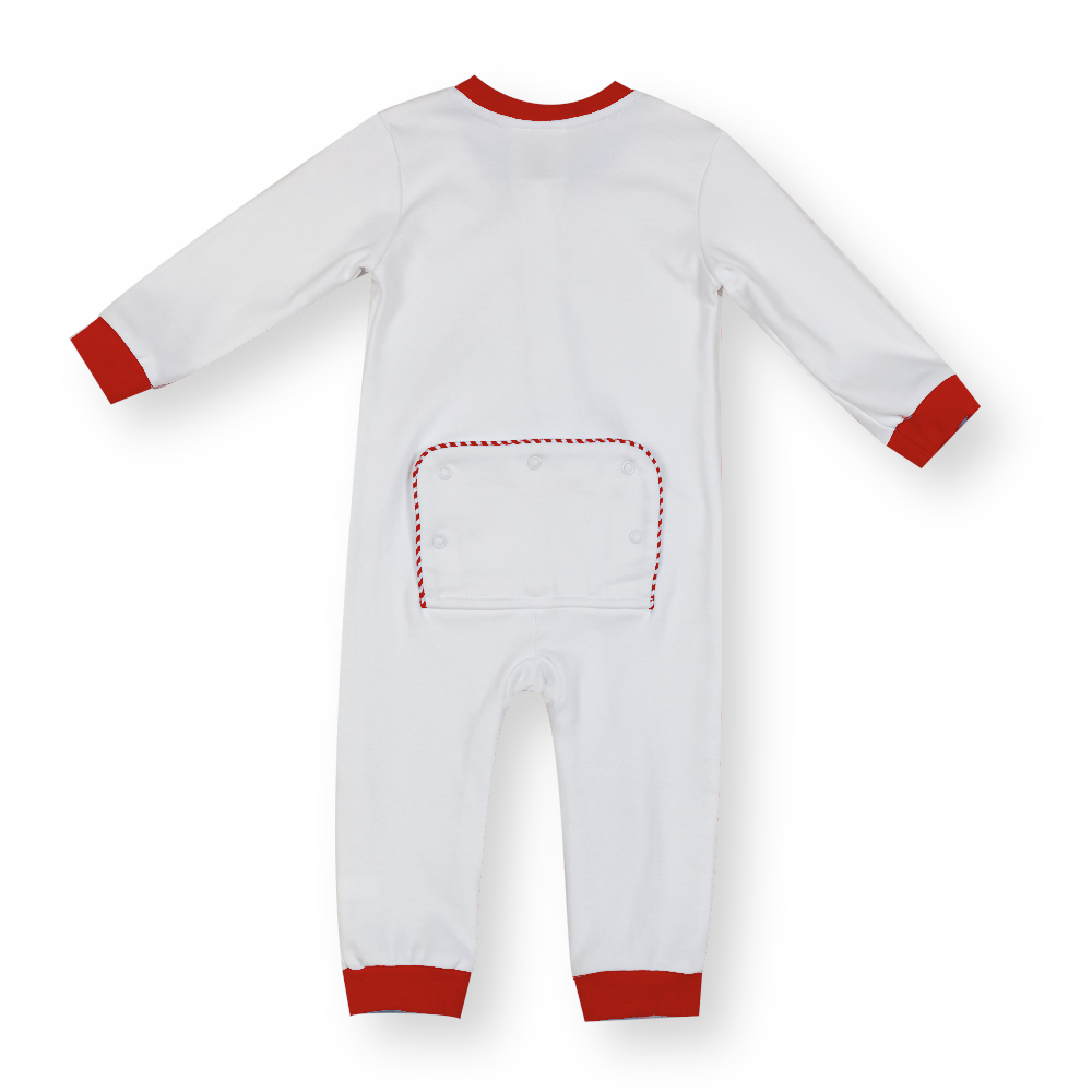 Infant Boy Drop Flap Playsuit