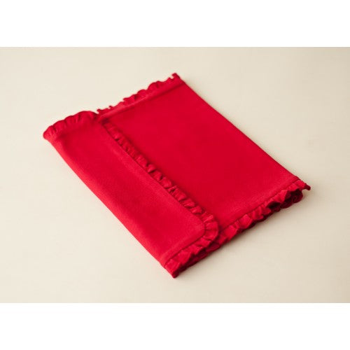 Infant Burp Cloth Ruffle