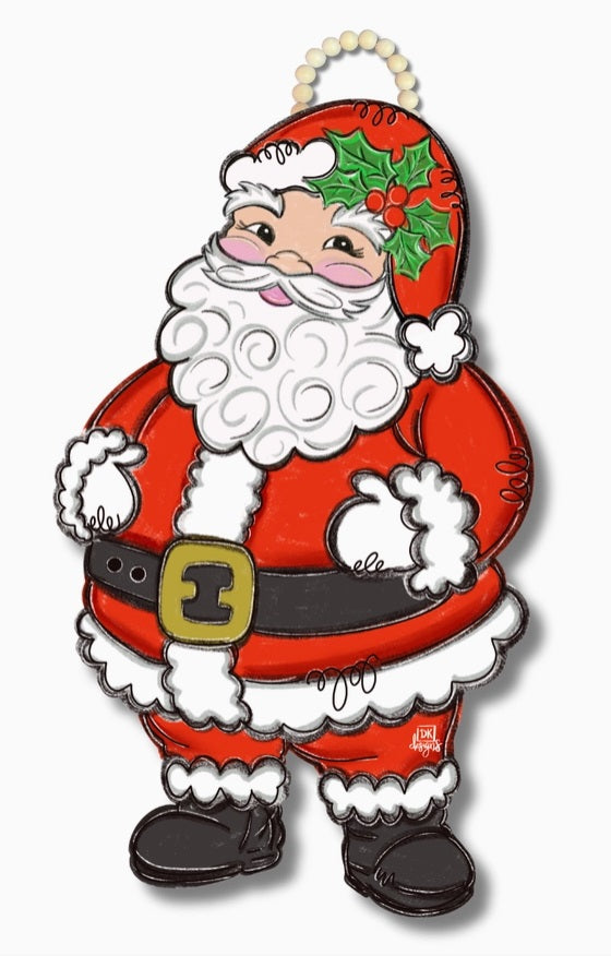 Jolly Saint Nick Door Hanger